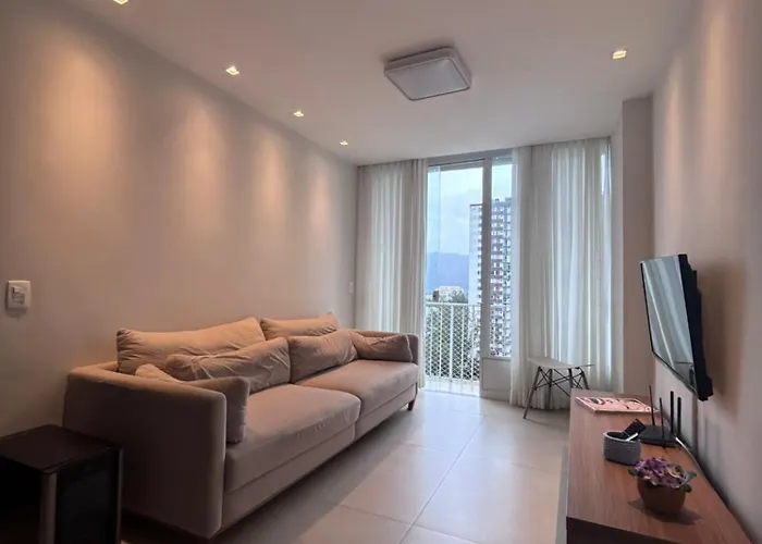 Apartamento Moderno Na Praia Com Home Office Ideal Rio de Janeiro